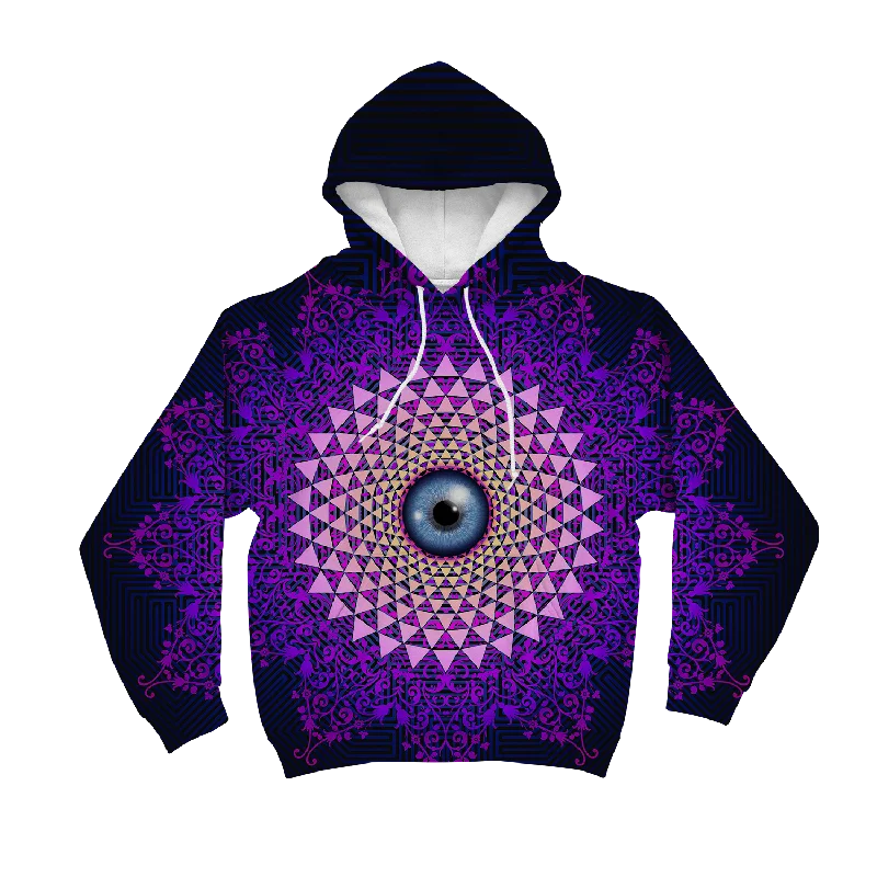 Psi~ Eye All Over Print Unisex Hoodie