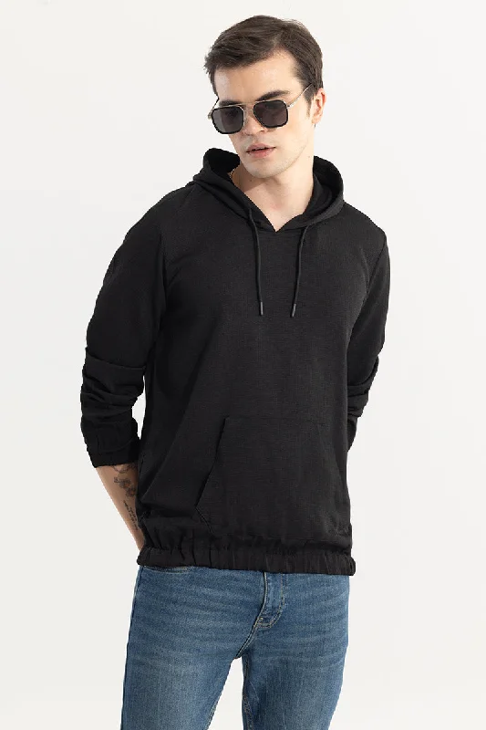 Stasia Black Hoodie