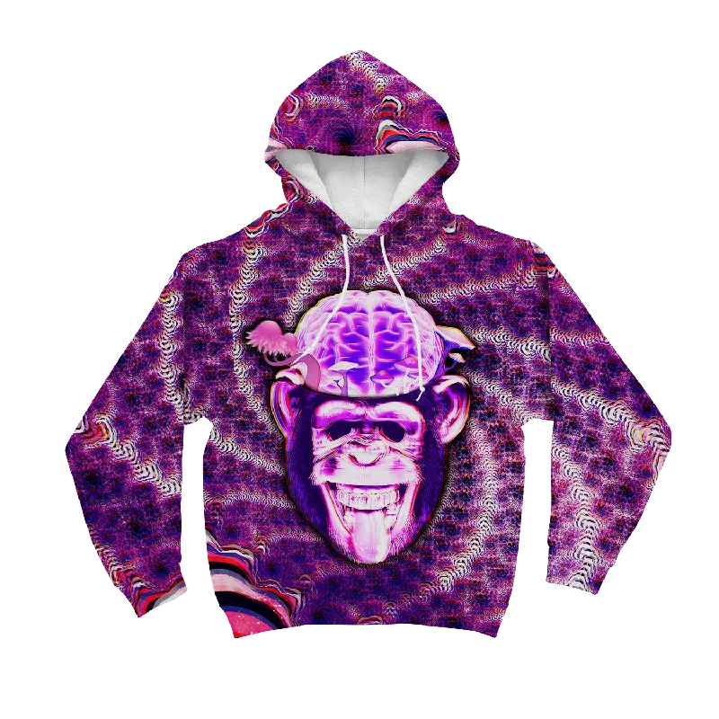 Ston~ Ape Brain All Over Print Unisex Hoodie