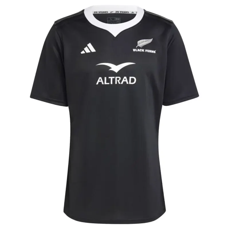 Black Ferns 24/25 Women's Home Supporters Jersey by adidas