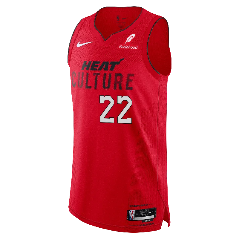 Jimmy Butler Nike HEAT Culture: Blood Red Authentic Jersey