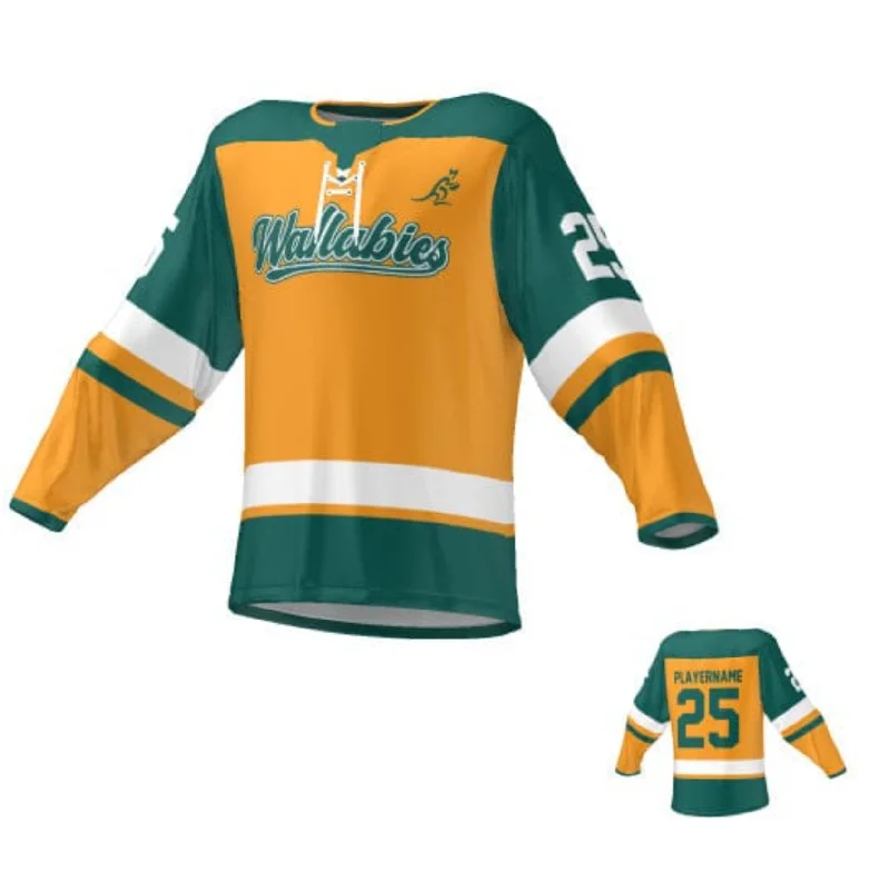 Wallabies Classic Lace-Up Hockey Jersey