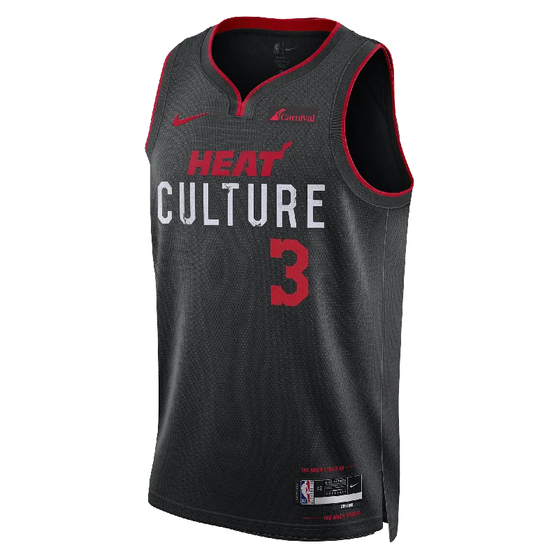 Dwyane Wade Nike HEAT Culture Youth Swingman Jersey