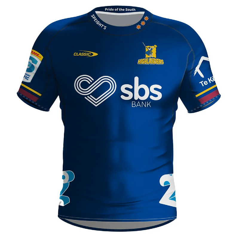 Highlanders Super Rugby Home Jersey 24 by Classic Sportswear