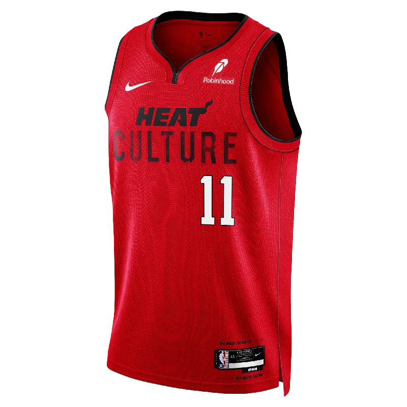 Jaime Jaquez Jr. Nike HEAT Culture: Blood Red Swingman Jersey