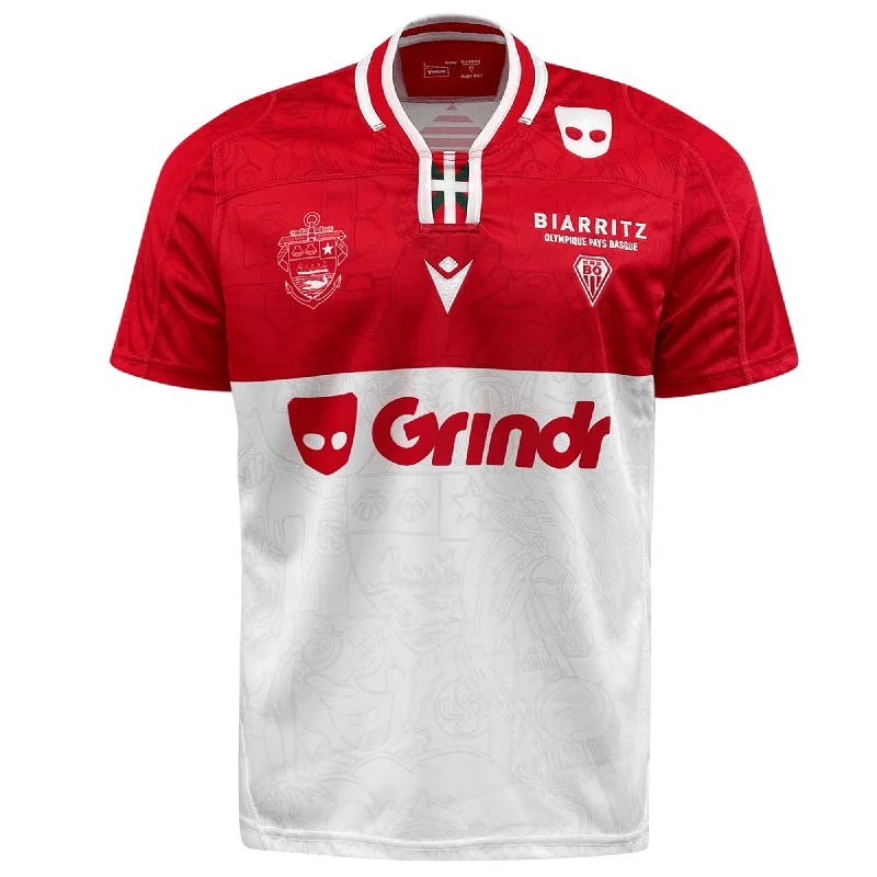 Macron Biarritz Olympique Pays Basque 23/24 Home Jersey