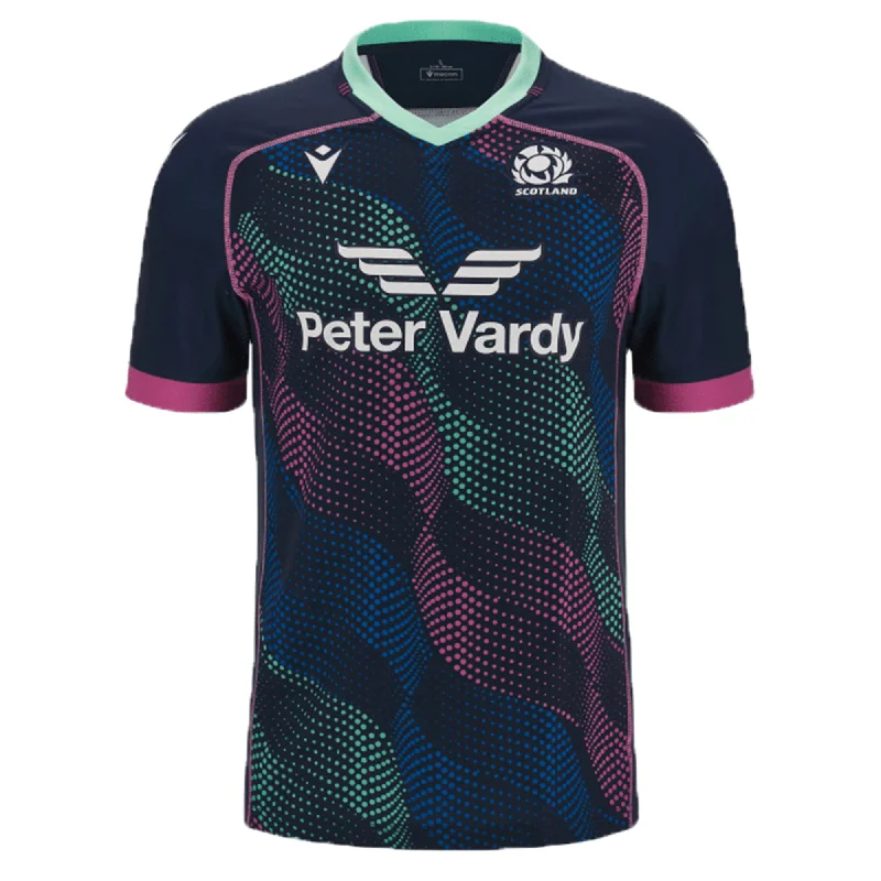 Scotland Rugby Union Training Jersey 23/24 by Macron