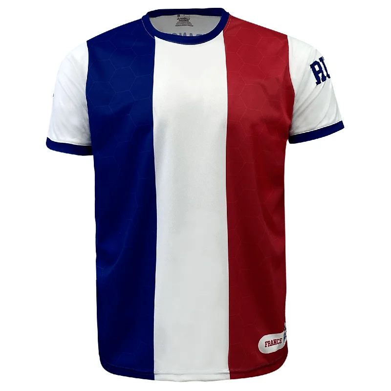 Nations of Rugby France Sevens Rugby Flag Jersey