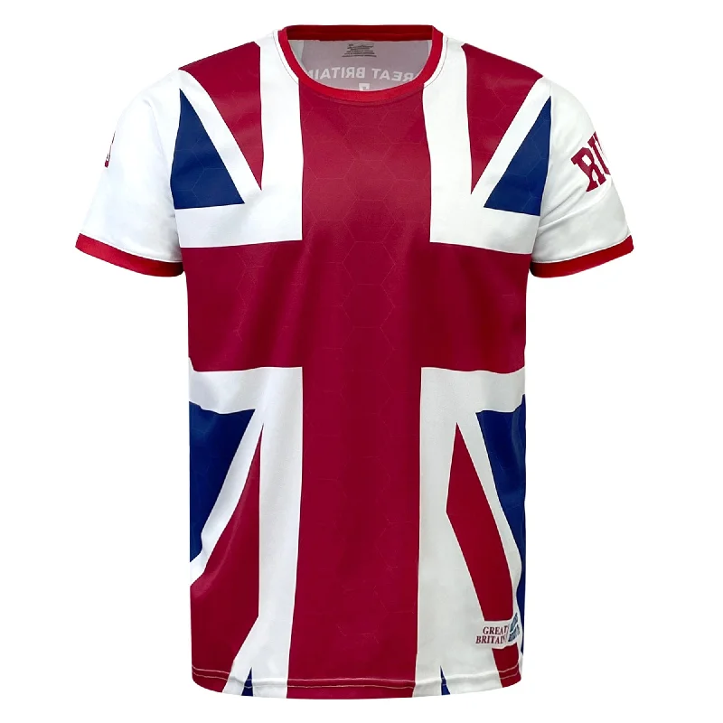 Nations of Rugby Great Britain Sevens Rugby Flag Jersey