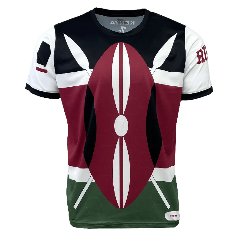 Nations of Rugby Kenya Sevens Rugby Flag Jersey