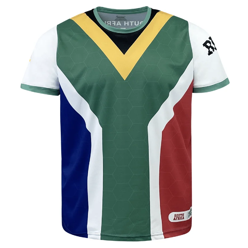 Nations of Rugby South Africa Sevens Rugby Flag Jersey