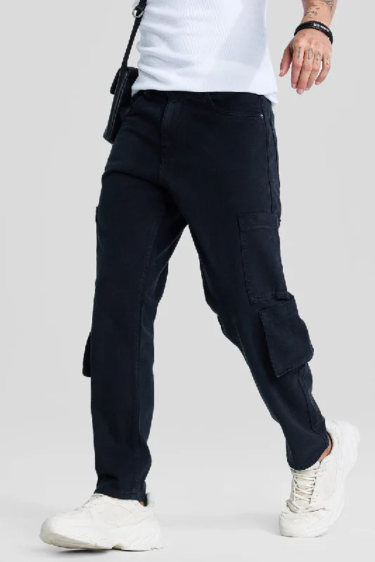 Navy Baggy Fit Jeans