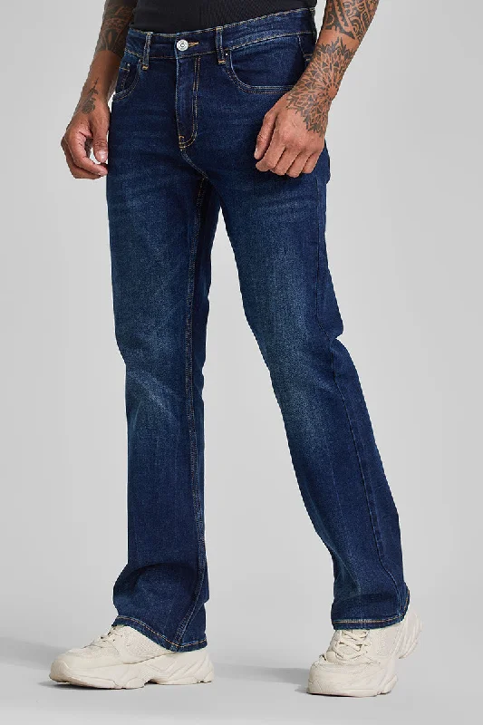 Navy Bootcut Jeans