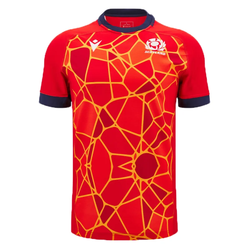 Scotland Red Training Jersey 24/25 by Macron