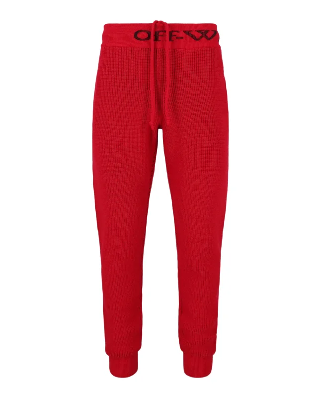 Off-White Mens Slouch Knit Pants