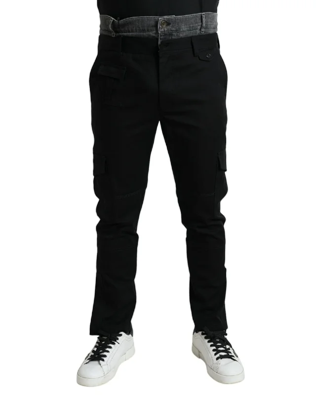 Dolce & Gabbana Stretch Cotton Jogger Pants