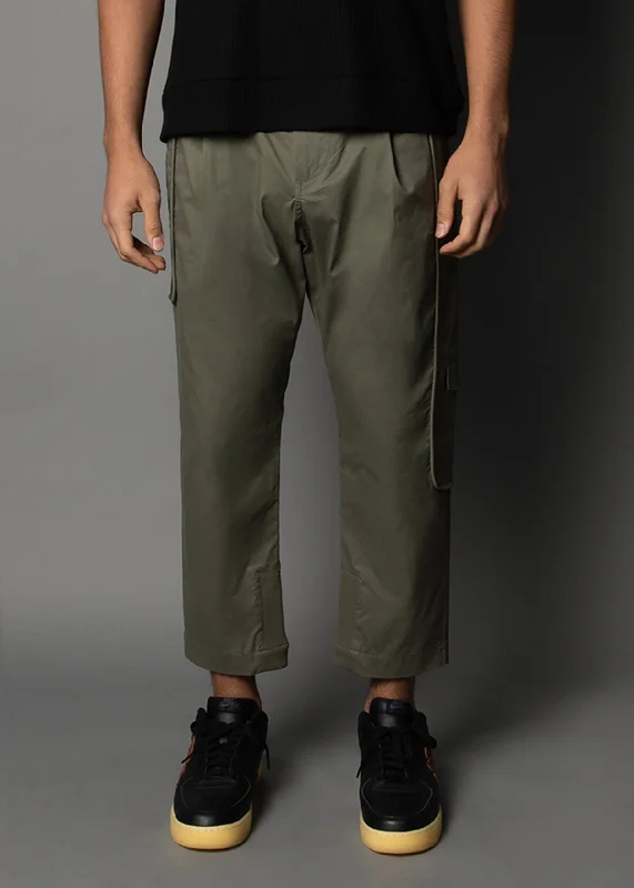 Kargo Twill Green: Boxer Cropped Fit