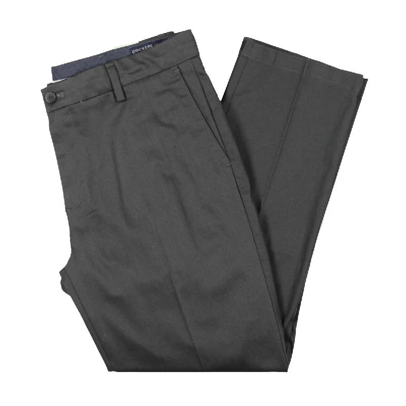 Dockers Mens Mid-Rise Straight Leg Khaki Pants