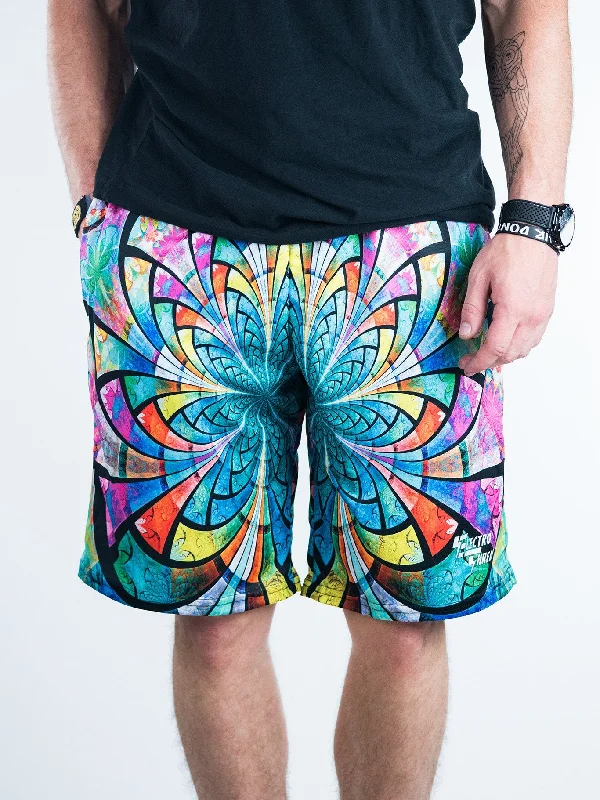 Optical Stained Glass Shorts