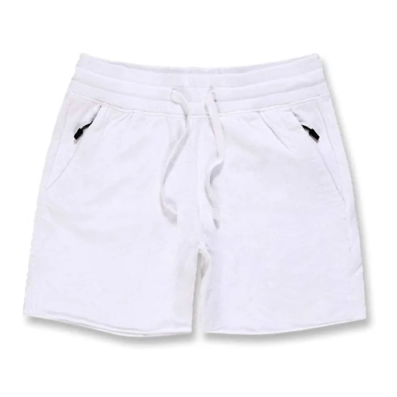 Men's Athletic Summer Breeze Knit Short In White