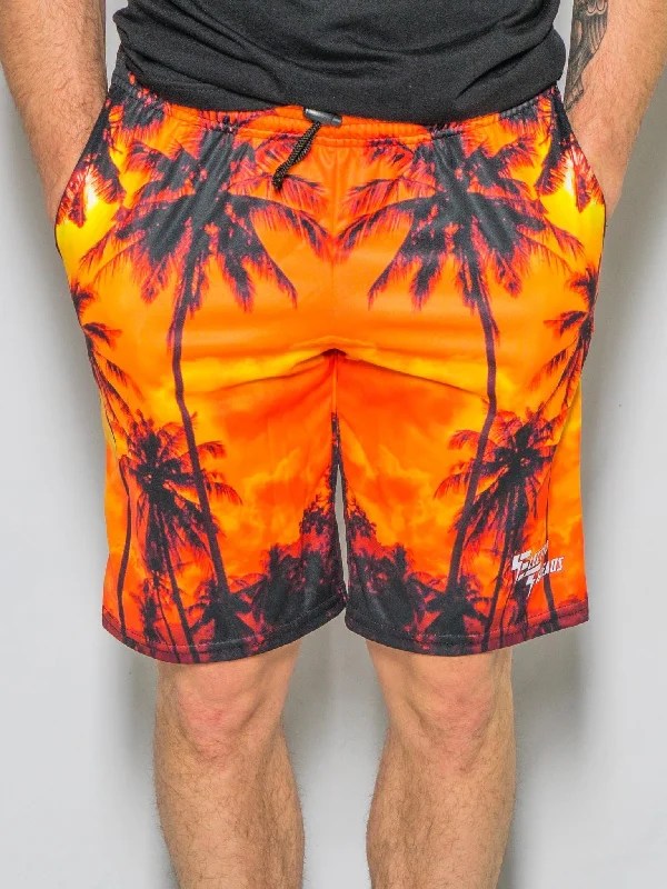 Palm Tree Sunset Shorts